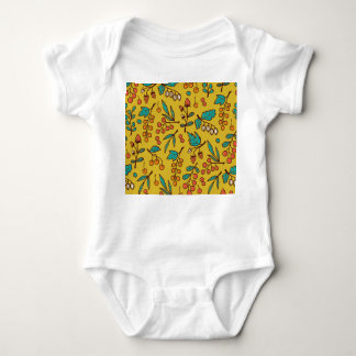 Body Berries sur branches, motif naturel sans soudure.