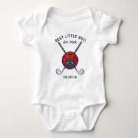 Best Brother By Par Par Baby shower Golfing Bug Cu