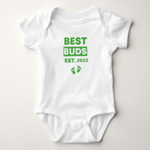 Body Best Buds Est. Bébés Personnalisés Est. 20xx Bébé