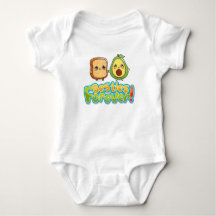 Besties Forever Foodie Baby Bodysuit