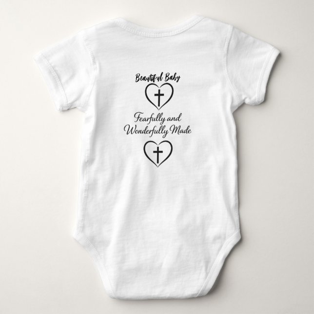 Body Bible Verse Custom Baby Bodysuit  (Dos)