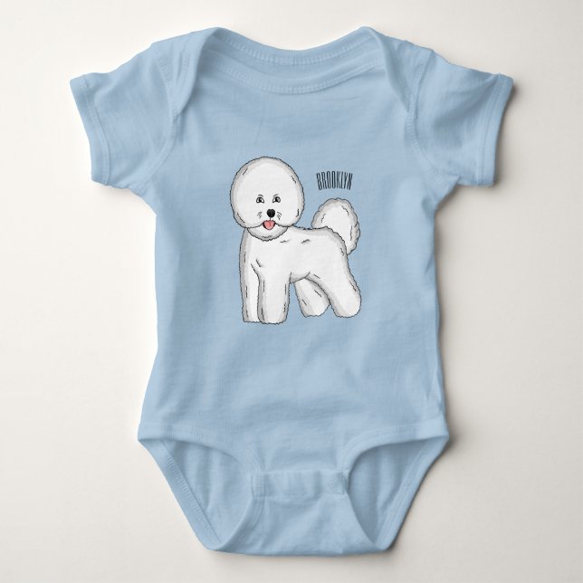 Body Bichon frise dog dessin animé (Devant)