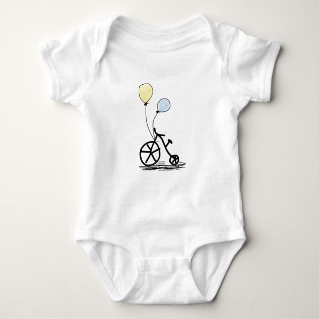 Body Bicyclette et ballons (Devant)