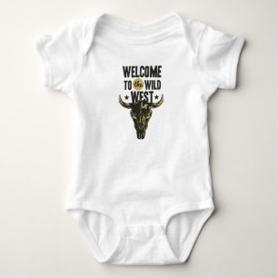 Body Bienvenue dans la tenue Bébé Wild West – Joli Cowb