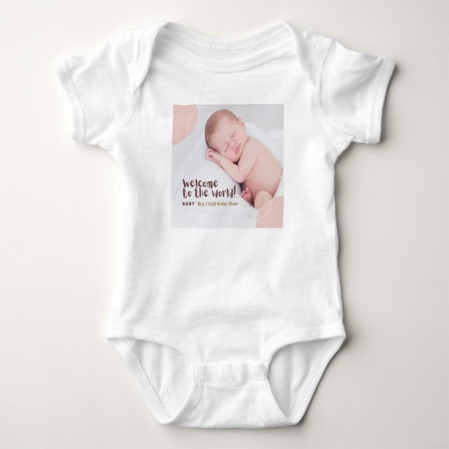 Body Bienvenue dans le monde Baby - Custom (Devant)