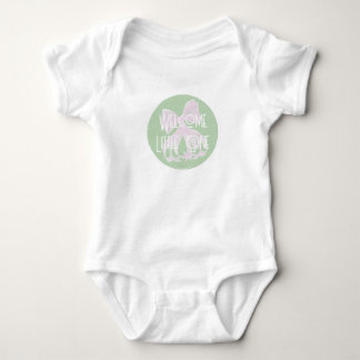 Body Bienvenue petite douce rose et combinaison rose me