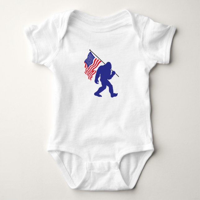 Body Bigfoot porte le drapeau américain (Devant)