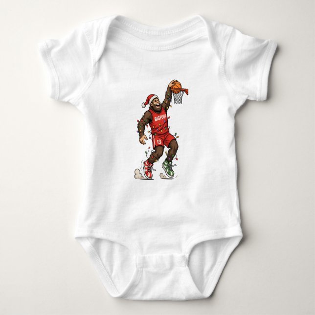 Body Bigfoot Sasquatch Basket Noël 2026 Vacances (Devant)