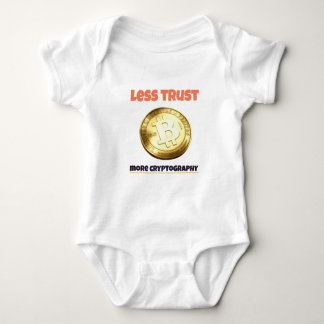 Body Bitcoin less trust baby strampler