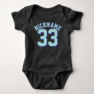 Body Black & Aqua Baby | Sports Jersey Design