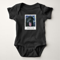 Black Lab Dog Pet Personnalisé Photo et Texte