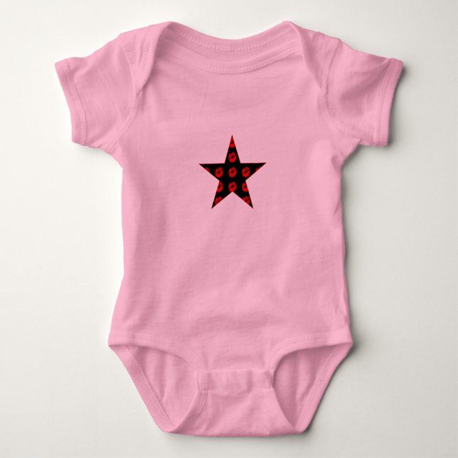 Body Black & Red Star des baisers (Devant)