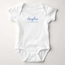Body blanc une pièce pour bébé fille t-shirt
