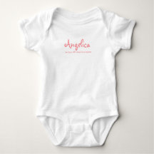 Body blanc une pièce pour bébé fille t-shirt