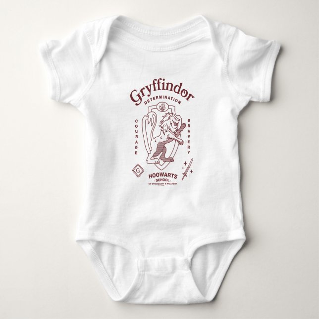 Body Blason de GRYFFONDOR™ Détermination Courage Bravou (Devant)