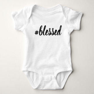 Body #Blessed Baby Bodysuit Blessed Hashtag
