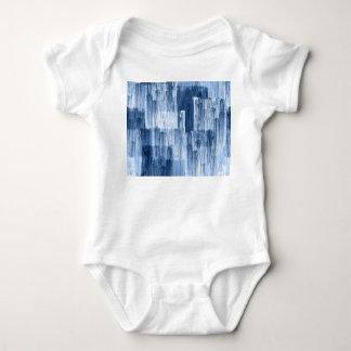 Body Bleu Aquarelles : Motif géométrique