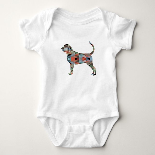 Body Bloodhound Coloré Geo Motif Silhouette Plaid (Devant)