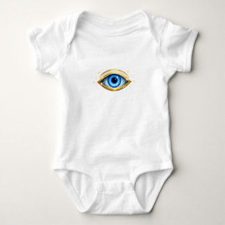 Body Blue Evil Eye Baby Bodysuit – Cute Protection Desi