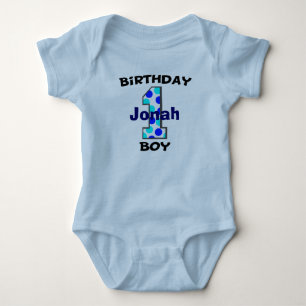 Body Blue Polka Dot Premier Anniversaire Garçon Chemise