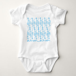 Body Blue Swirls Baby Jersey Bodysuit