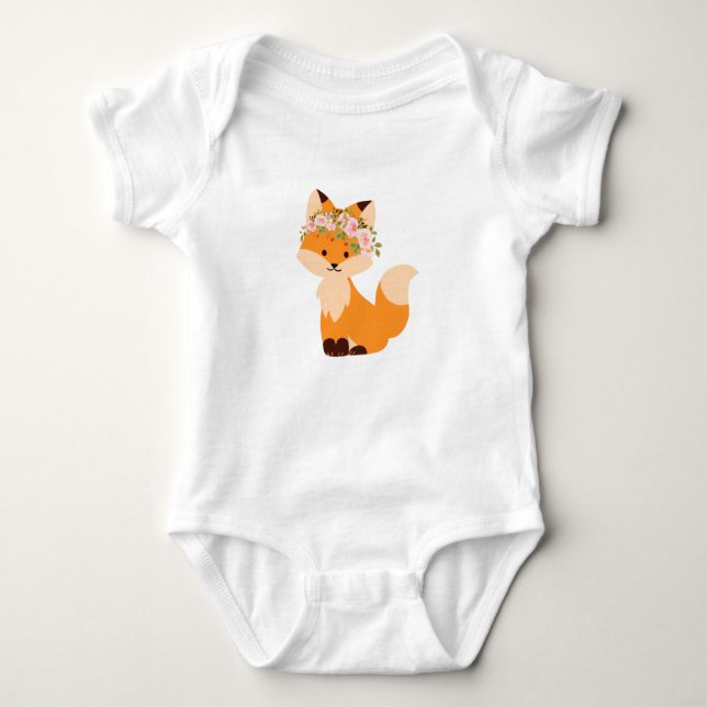 Body Bocombinaison Flower Fox (Devant)