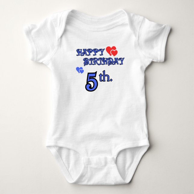 Body Bodysuit 5e anniversaire (Devant)