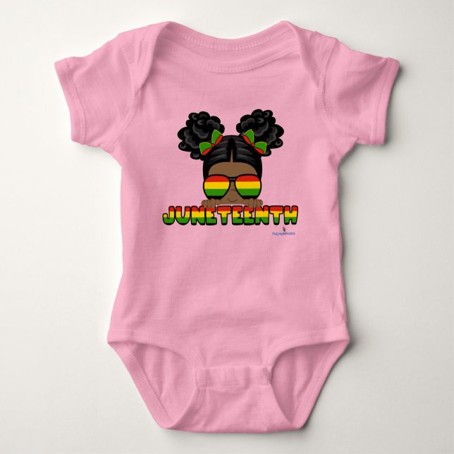 Body Bodysuit Afro Puff JunetDix Bébé (Devant)