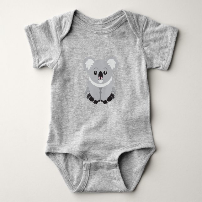 Body Bodysuit Animé Koala Bear Baby (Devant)