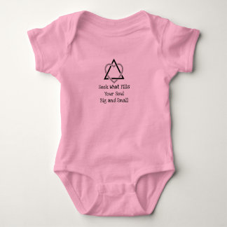Body Bodysuit Baby Jersey avec symbole d'adoption
