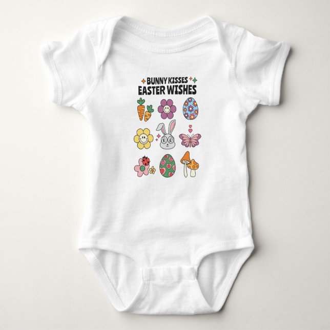 Body Bodysuit Baby Jersey de Pâques (Devant)