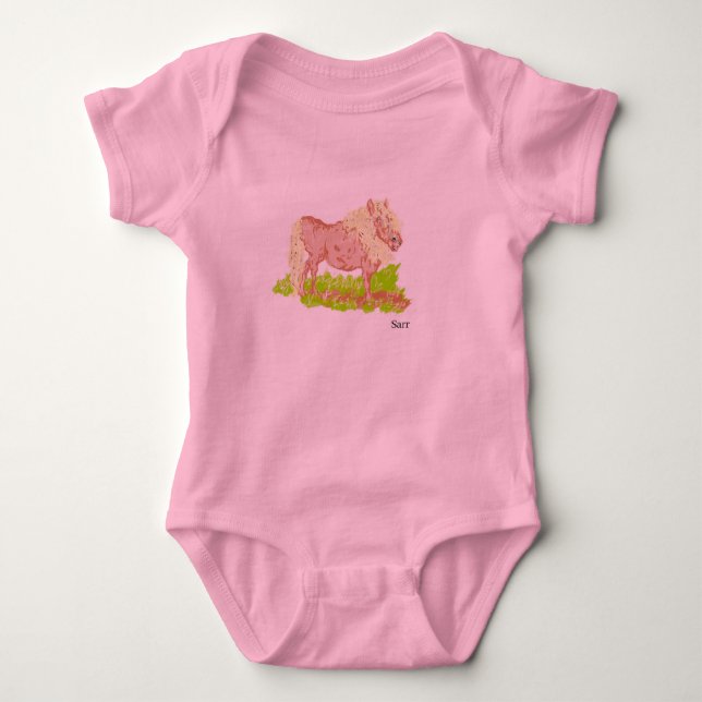 Body Bodysuit Baby Jersey : Pony's Day Out (Devant)