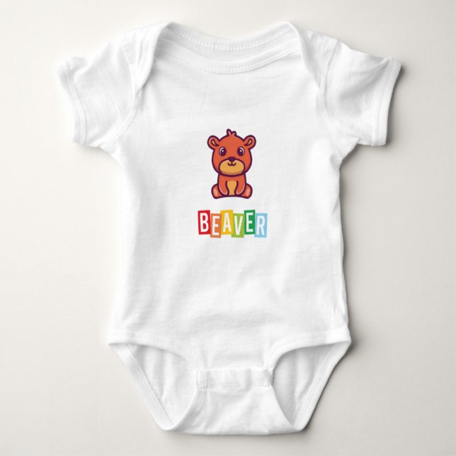 Body Bodysuit Beaver Baby Jersey (Devant)