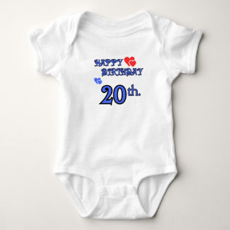 Body Bodysuit bébé Anniversaire 20