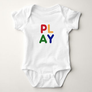 Body Bodysuit bébé avec JEU en lettres colorées