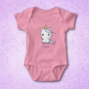 Body Bodysuit bébé avec une jolie licorne