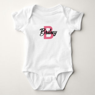 Body Bodysuit bébé "B" personnalisable