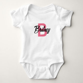Body Bodysuit bébé "B" personnalisable