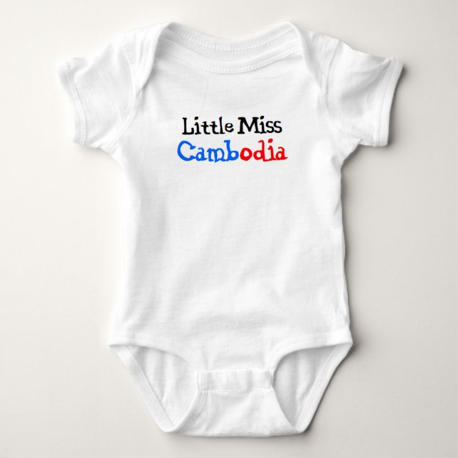 Body bodysuit bébé cambodgien Little Miss (Devant)