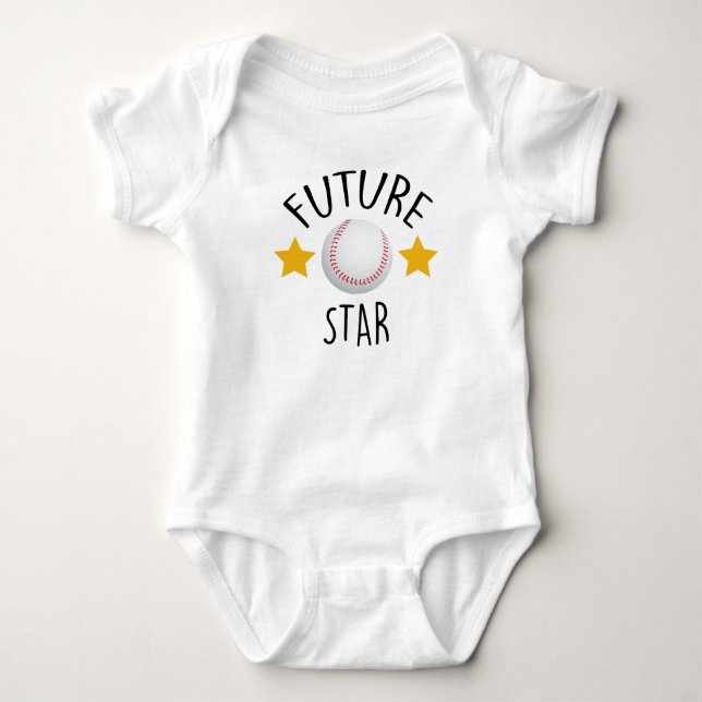 Body Bodysuit bébé de baseball, Cadeau de baseball (Devant)