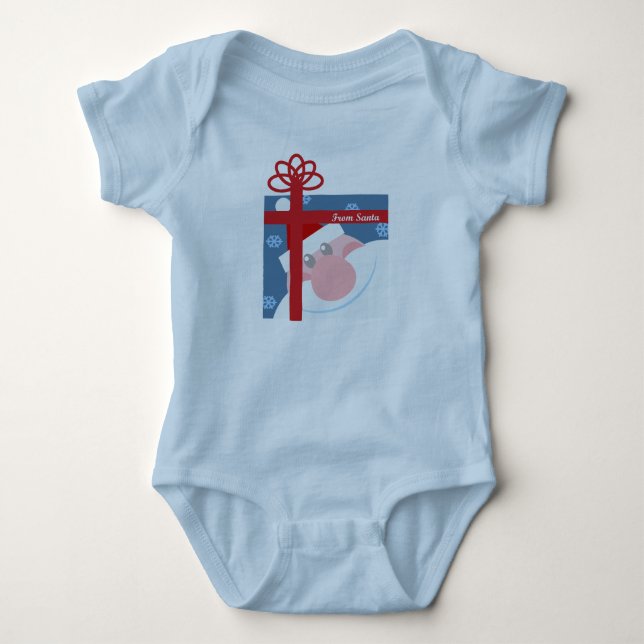 Body Bodysuit bébé de Noël de Père Noël (Devant)