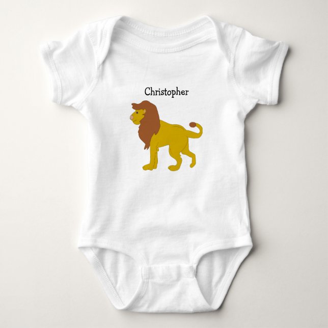 Body Bodysuit bébé Design Lion (Devant)