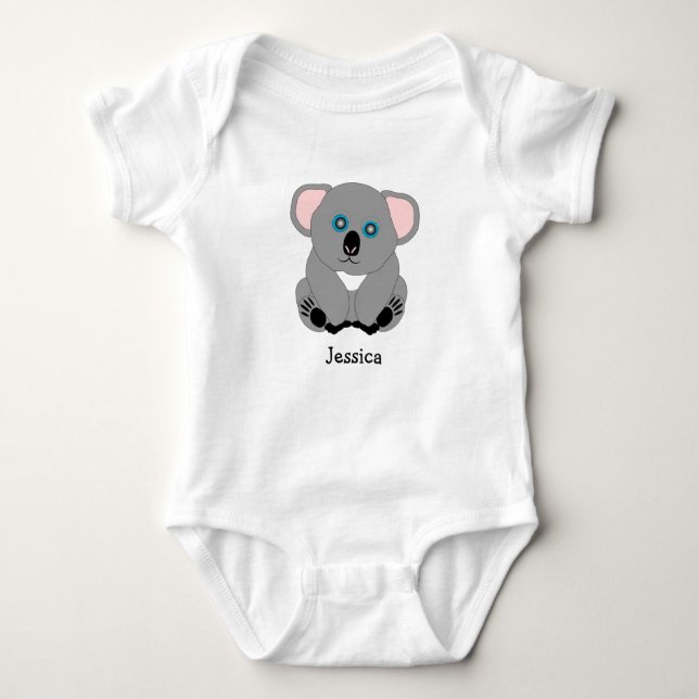 Body Bodysuit bébé Koala Design ours (Devant)