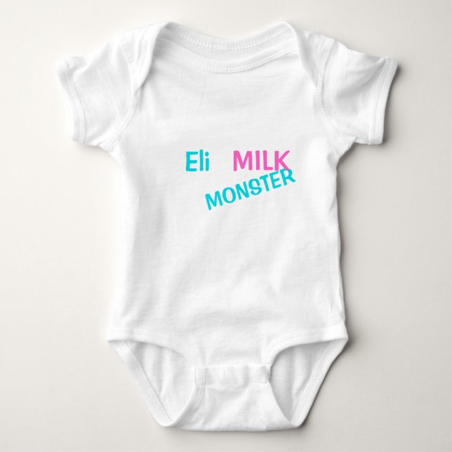 Body Bodysuit bébé - Monstre de lait (Devant)