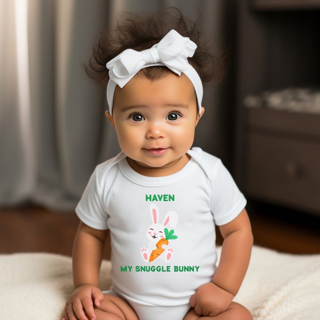 Body Bodysuit Bébé Pâques Mon Lapin Câlin (Créateur téléchargé)