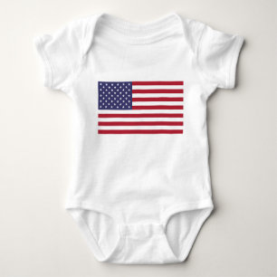 Body Bodysuit bébé patriotique avec drapeau des Etats-U