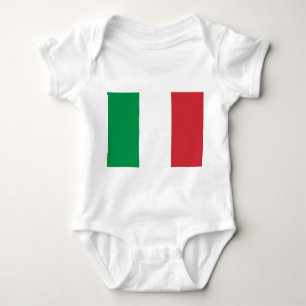 Body Bodysuit bébé patriotique avec drapeau Italie