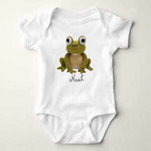 Body Bodysuit bébé personnalisé, grenouille crochet