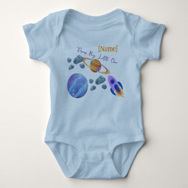 Body Bodysuit bébé personnalisé "Little Astronaut" - Sp (Devant)
