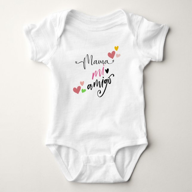 Body "Bodysuit bébé personnalisé - Soft & Confortable B (Devant)